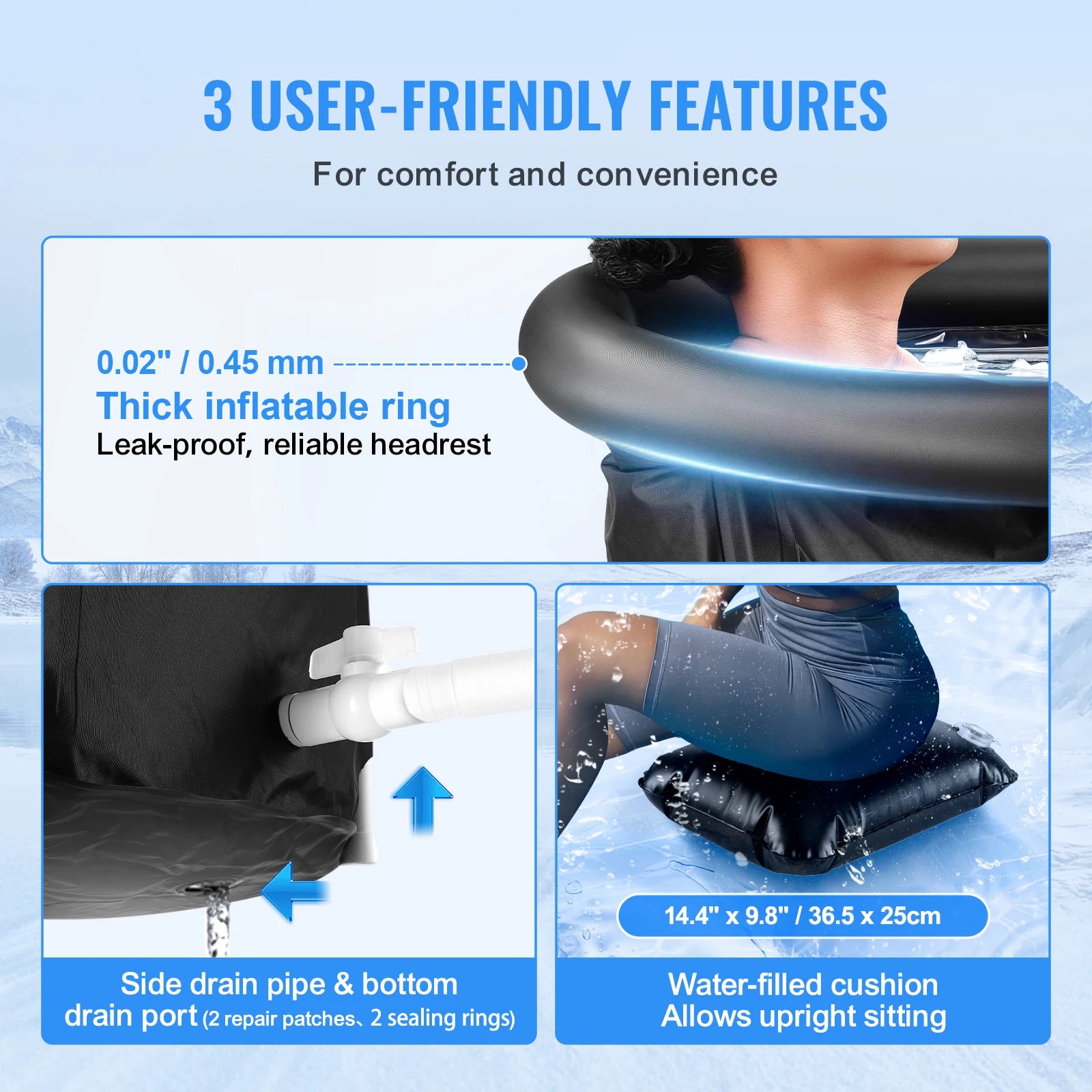 Vevor™ Ice Bath Tub Cold Water
