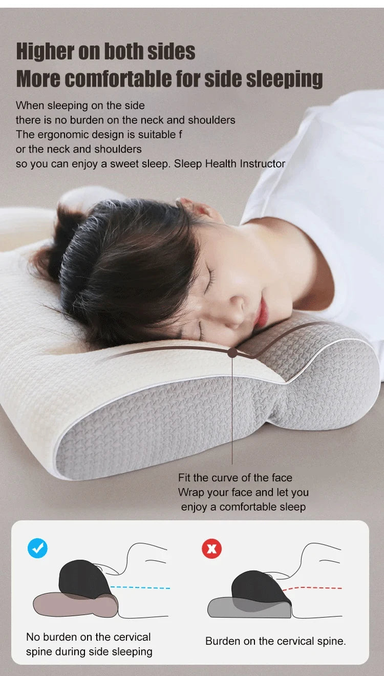 Sleep neck care anti-traction pillow