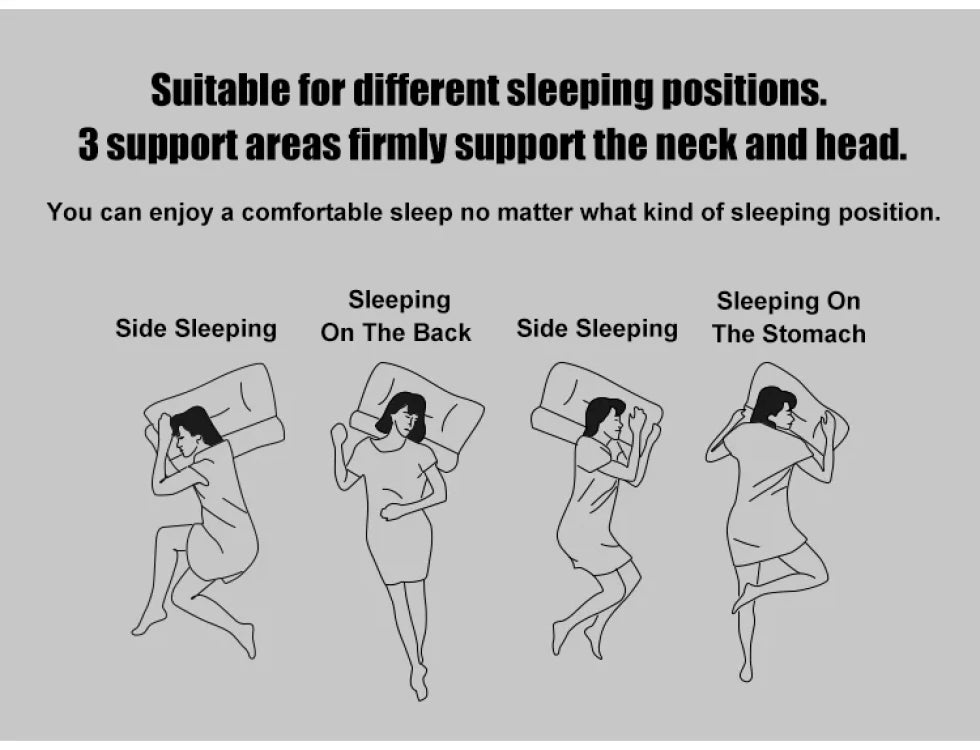Sleep neck care anti-traction pillow