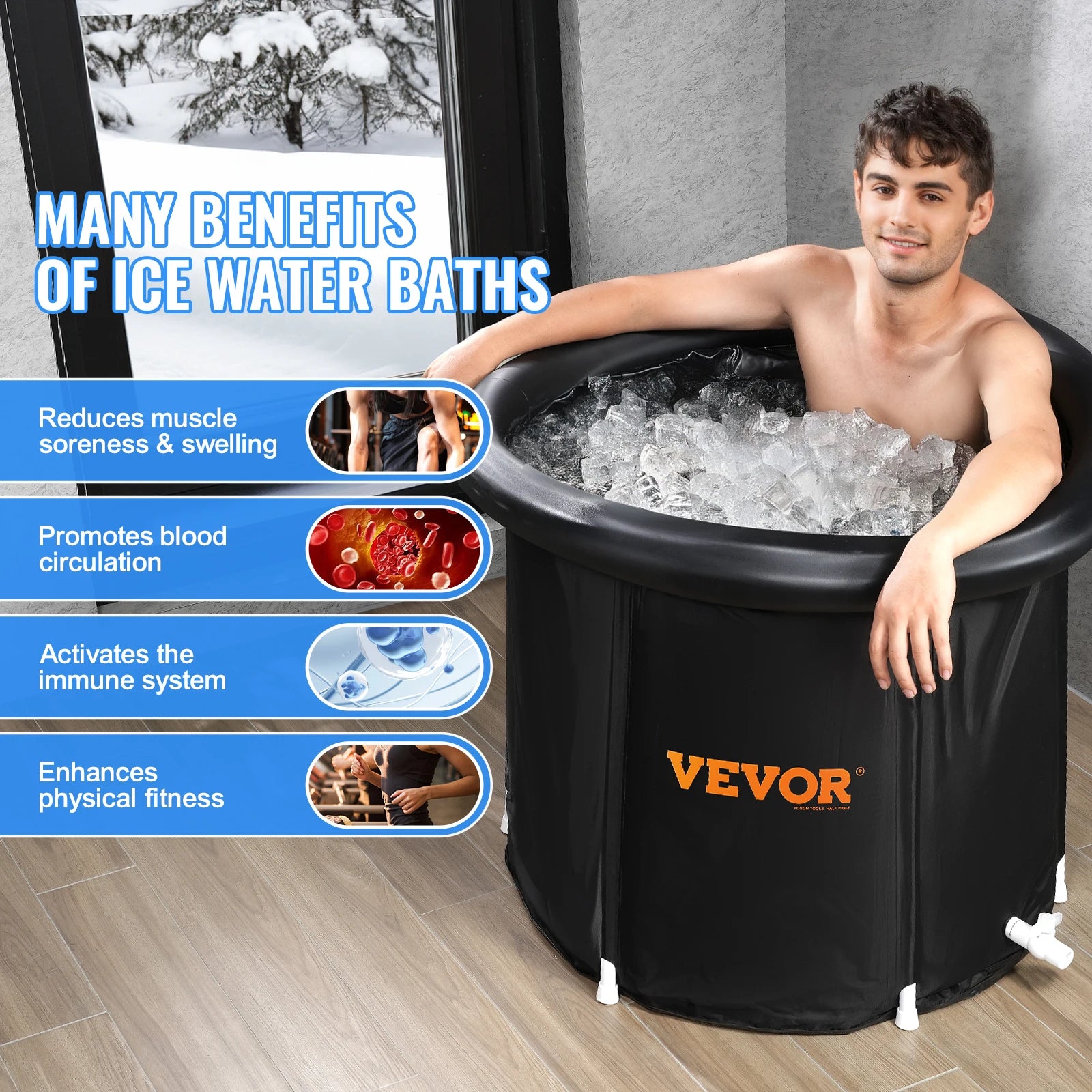 Vevor™ Ice Bath Tub Cold Water