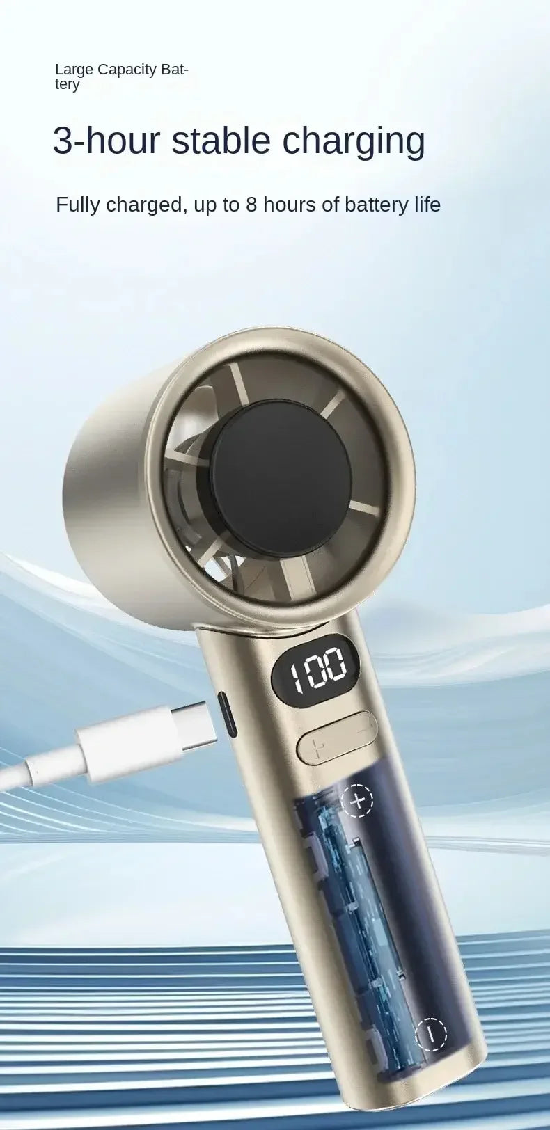 Very Fast Speed Portable Hand Fan