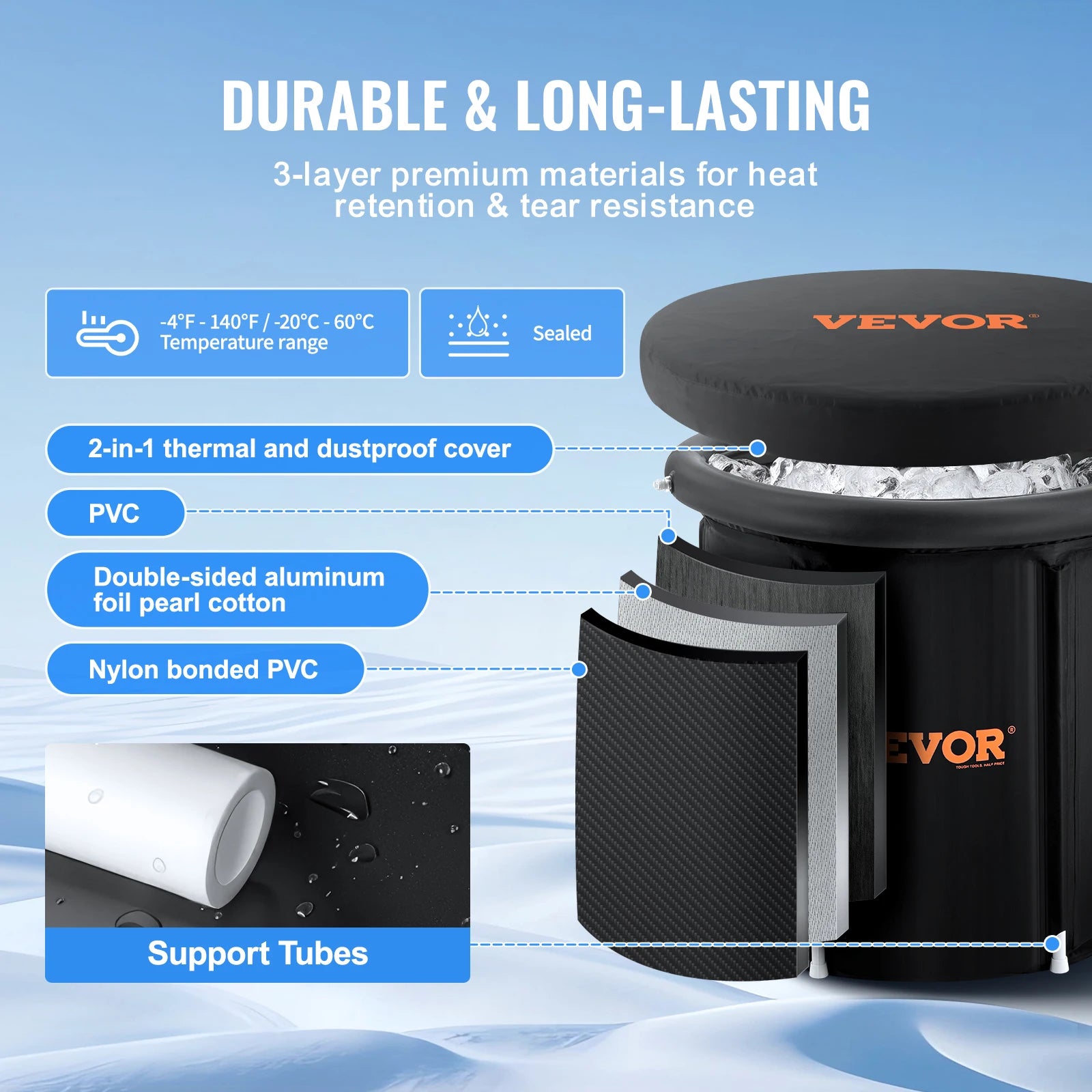 Vevor™ Ice Bath Tub Cold Water