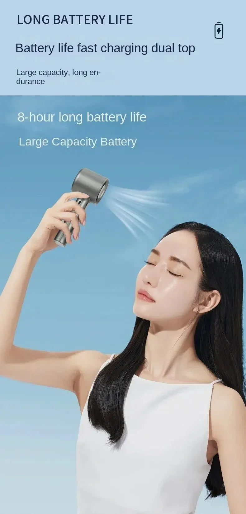 Very Fast Speed Portable Hand Fan