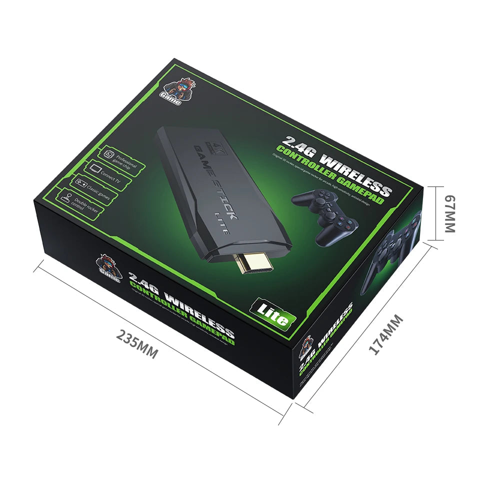 Video Game Stick Lite 4K (+10,000 games)