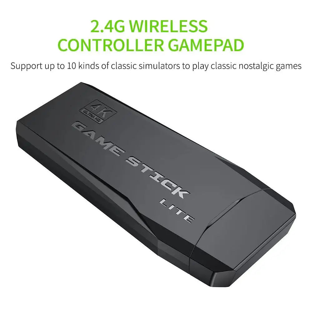 Video Game Stick Lite 4K (+10,000 games)
