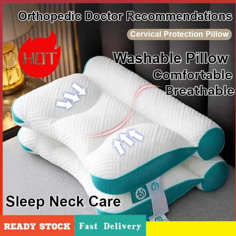 Sleep neck care anti-traction pillow