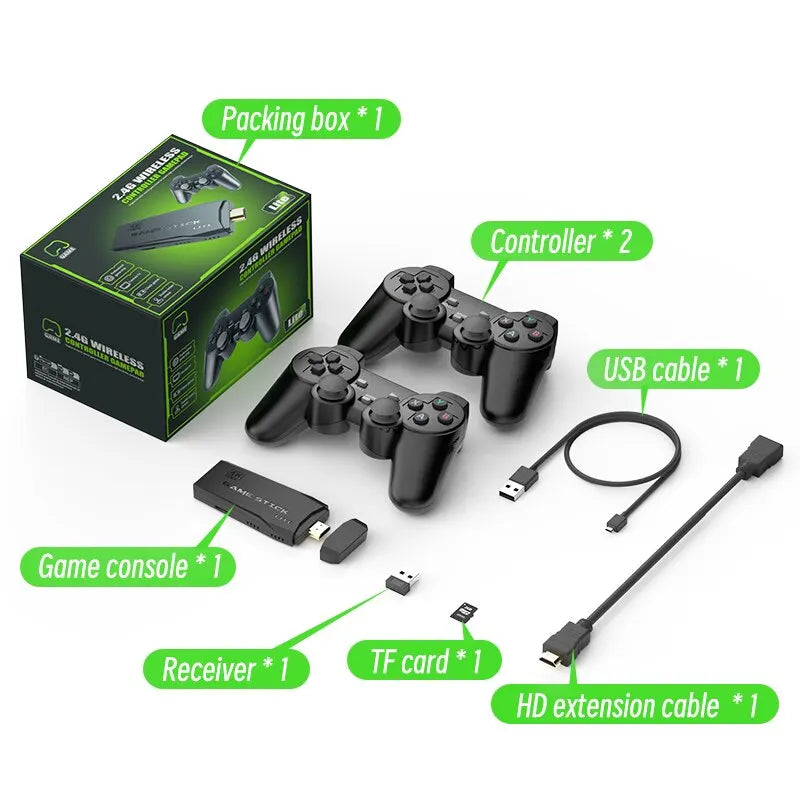 Video Game Stick Lite 4K (+10,000 games)