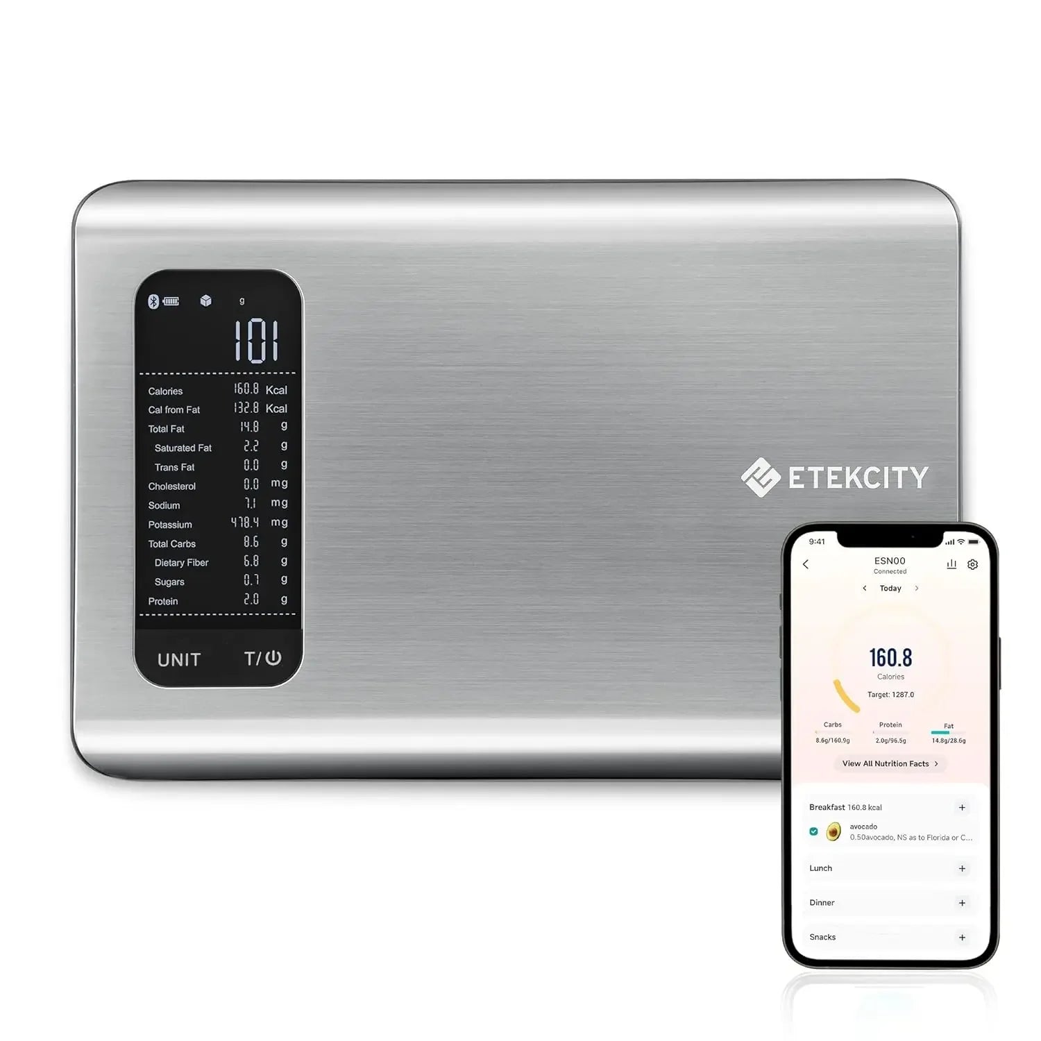 Smart Food Kitchen Scale with Nutritional Calculator