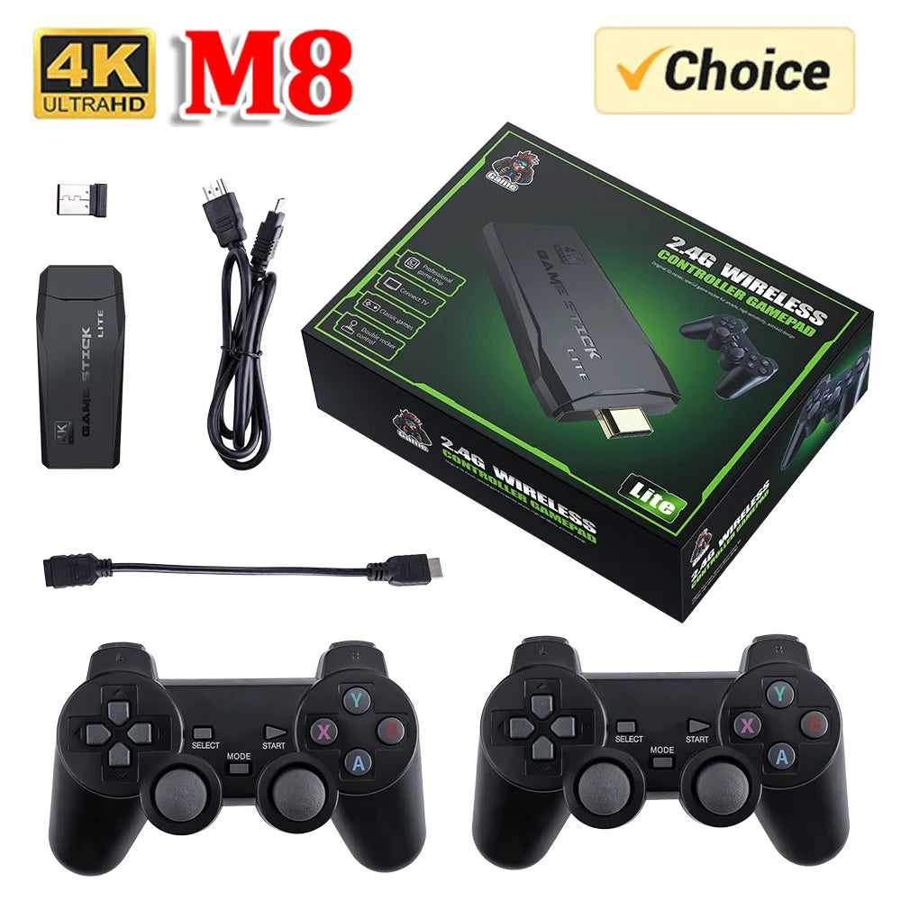 Video Game Stick Lite 4K (+10,000 games)