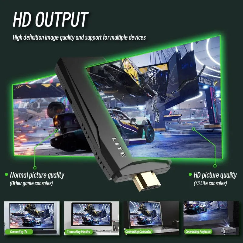 Video Game Stick Lite 4K (+10,000 games)