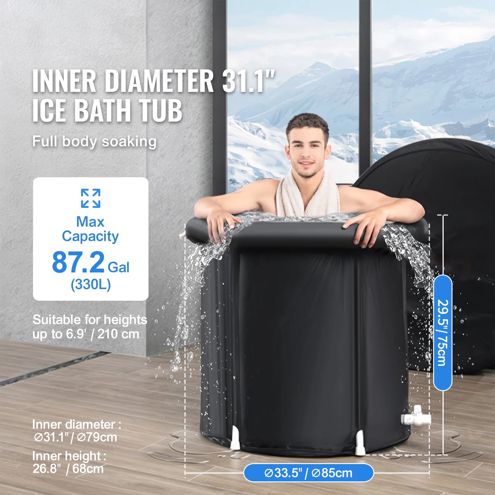 Vevor™ Ice Bath Tub Cold Water
